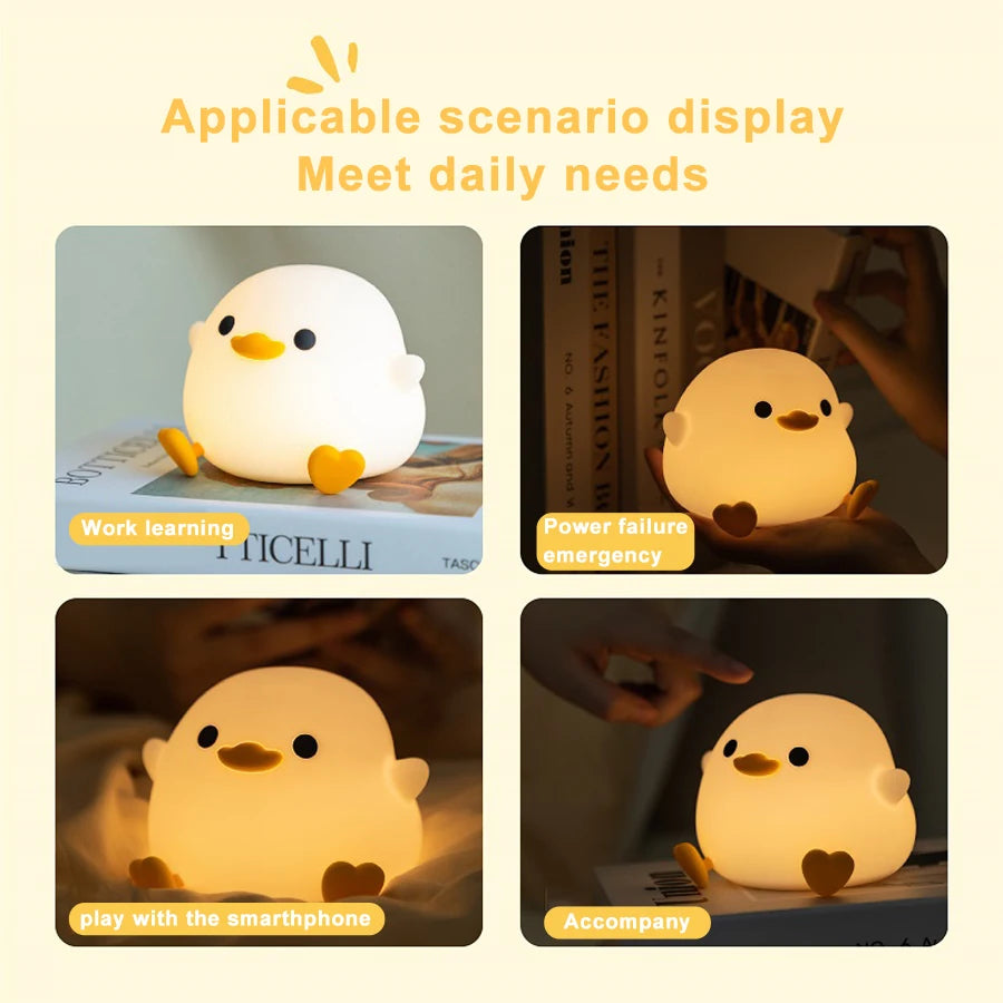 Cute Duck LED Night Light